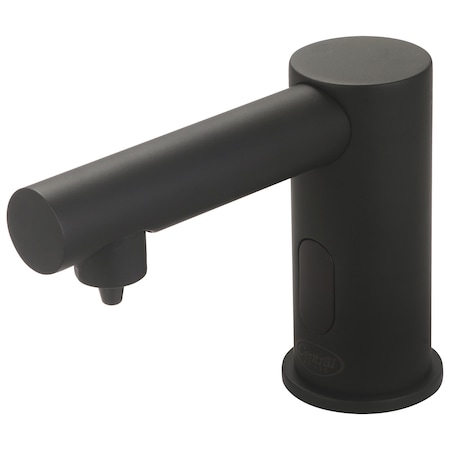 Central Brass Single Hole Deck Mount Electronic Sensor Soap Dispenser in Matte Black 2099-MB